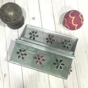 🦋Wire Silver Metal Decorative Catch-all Basket